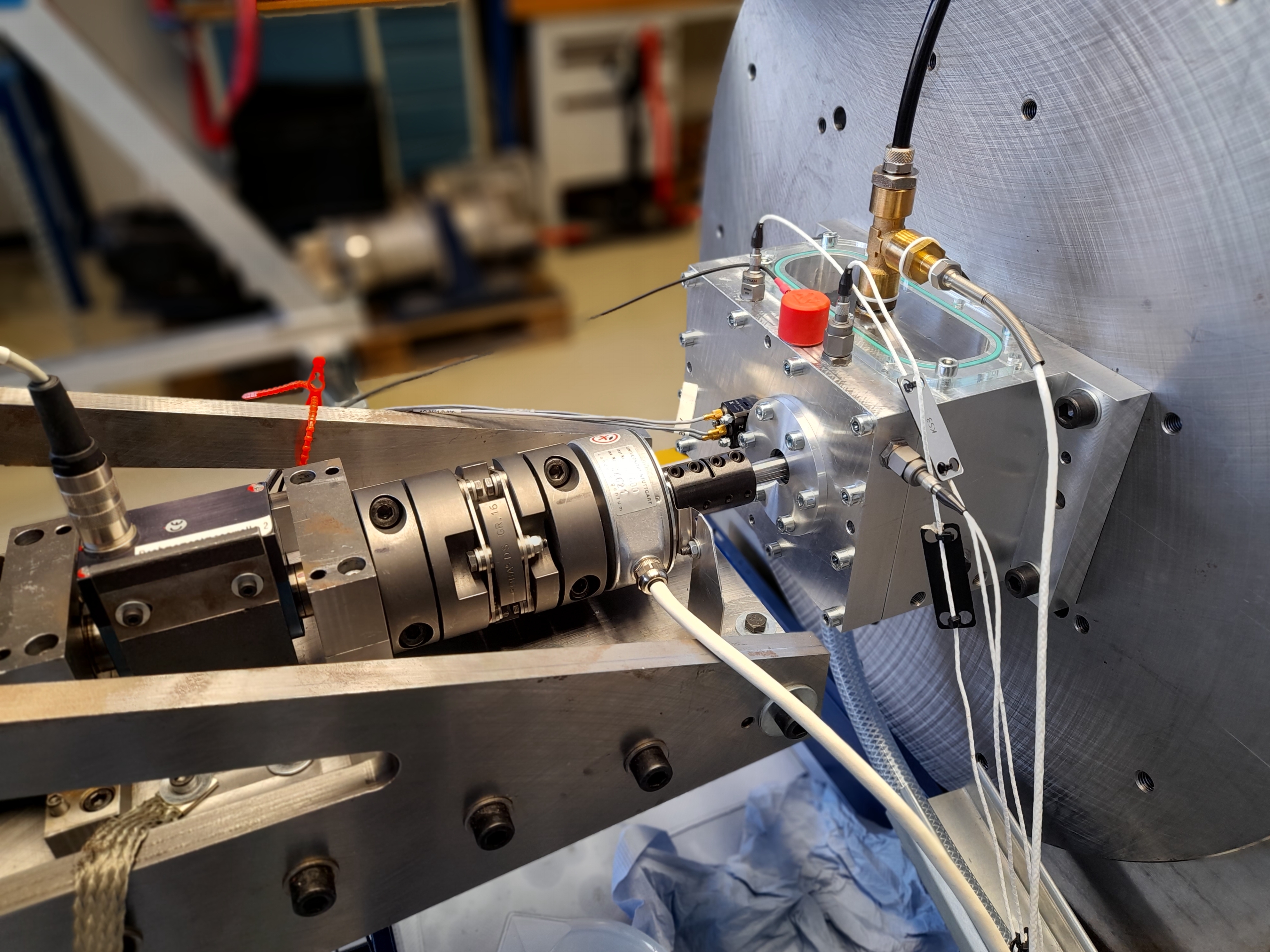 Experimentalprüfgetriebe mit Sensorik